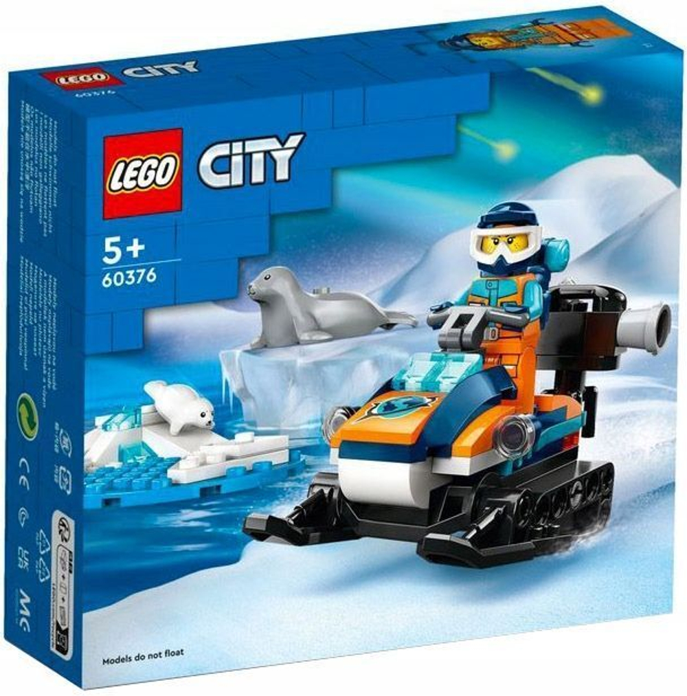 Конструктор LEGO City Снегоход исследователя Арктики 60376 купить в Москве  | Доставка по России.