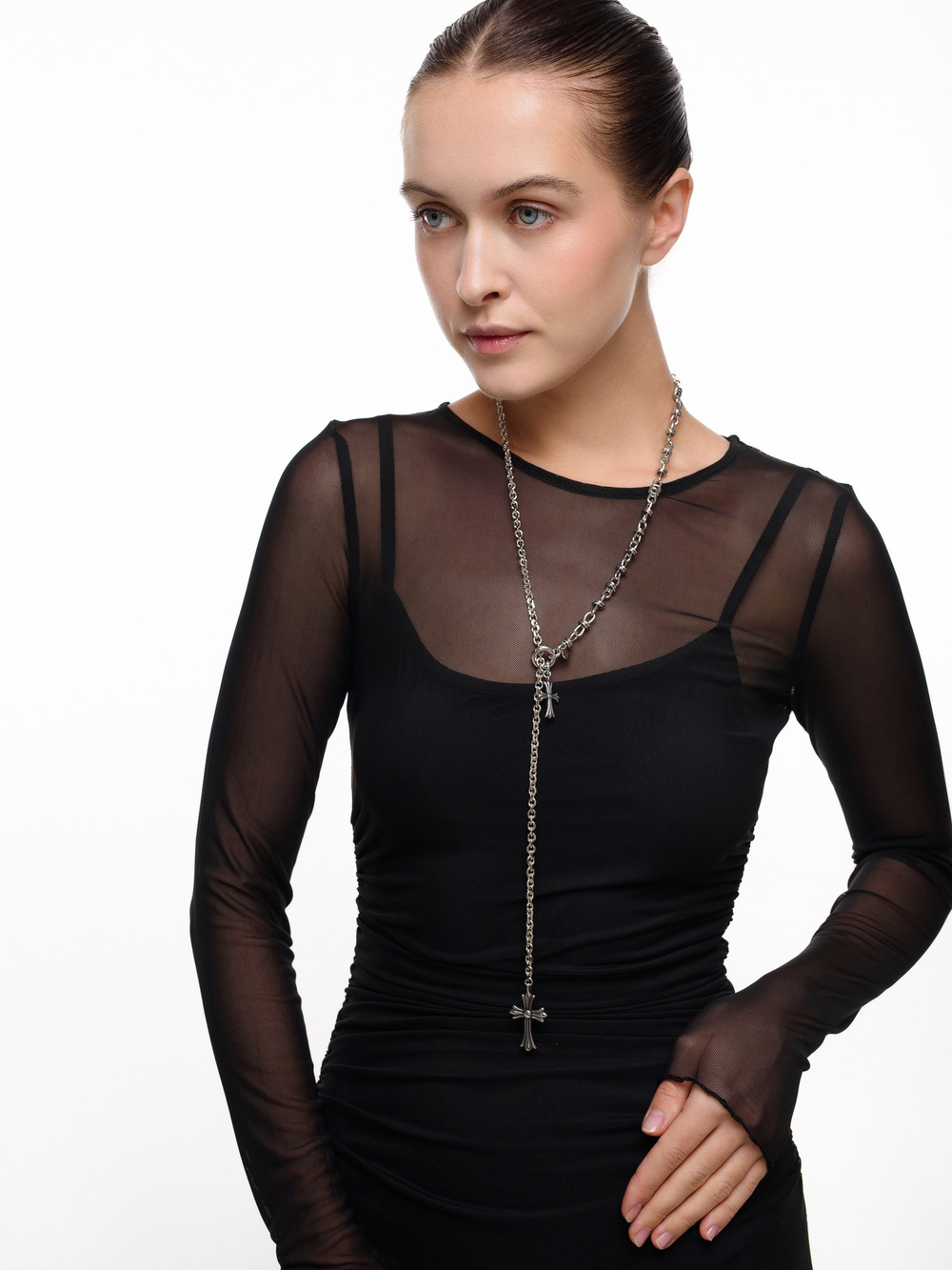 Сотуар-цепь "Cross" Silver