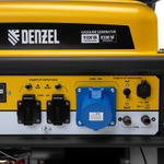 DENZEL Генератор бензиновый PS-95EA-PRO 9,5кВт 230В 40л разъём ATS электрический стар