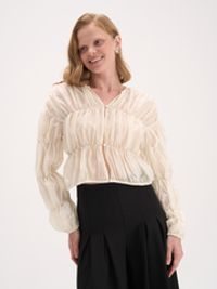 Блуза плиссированная "Жемчуг" женская