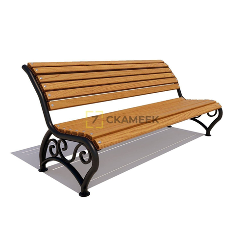 Скамейка садовая «Брянск» (1,8 м ангарская сосна, 40х60)