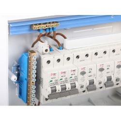 Клеммы силовые вводные КВМ ЭРА NO-224-146 для модульного оборудования 4-25мм2 прямая удлинённая переднее подключение PIN | Клеммы силовые вводные КСВ, КВМ