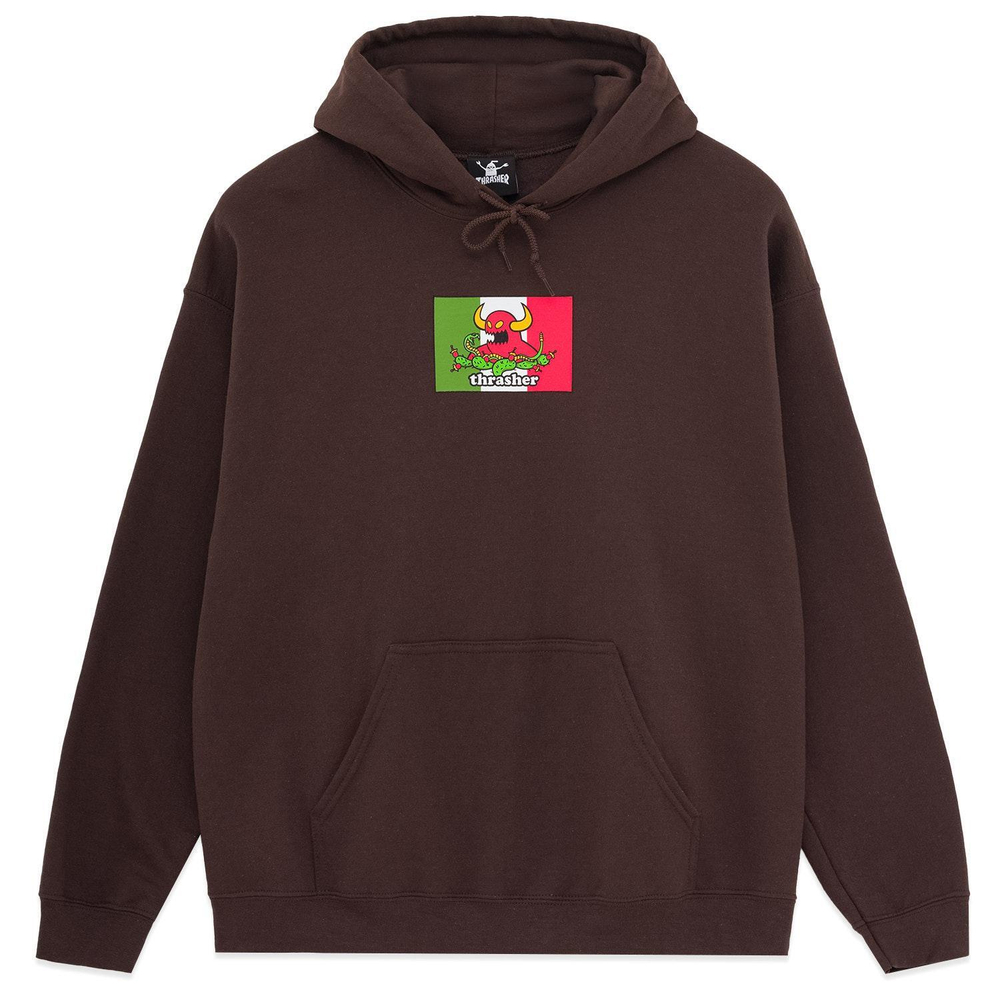 Худи Thrasher X TOY Machine Hecho Chocolate