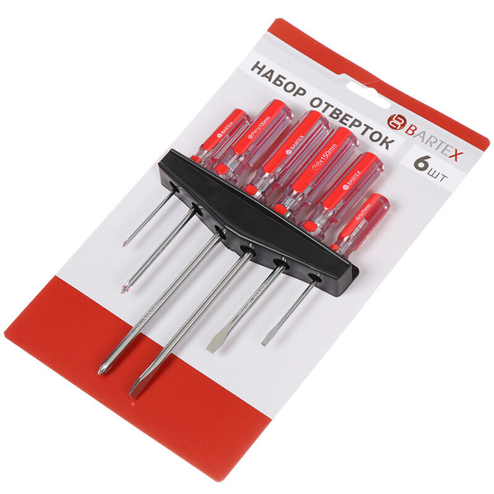 Набор отверток 6 пр, Bartex, шт