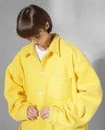 Рубашка Кружок Basic Флисовая Желтая