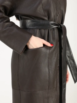 Дубленка зимняя шуба натуральная двухсторонняя оверсайз