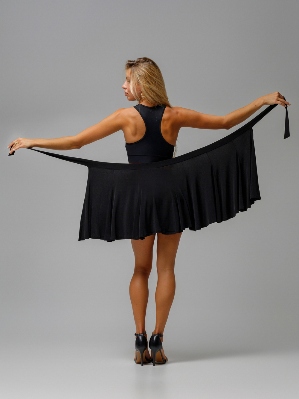 Юбка Gode Pareo mini, Черный