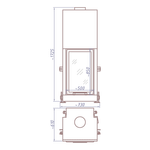 КАМИННАЯ ТОПКА FL 500B (STAV)