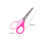 Ножницы DELI "Magic Zoo 60100" 115 мм, пластиковые ручки, цвет ассорти