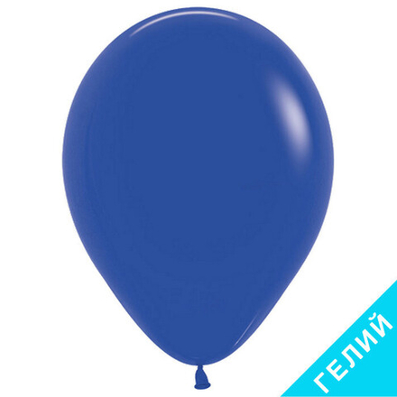 Воздушный шар, цвет 041 - королевский синий, пастель, с гелием