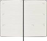Еженедельник на 2025 год Moleskine Classic Weekly Horizontal (DHB12WH3) 13х21см твердая обложка черный