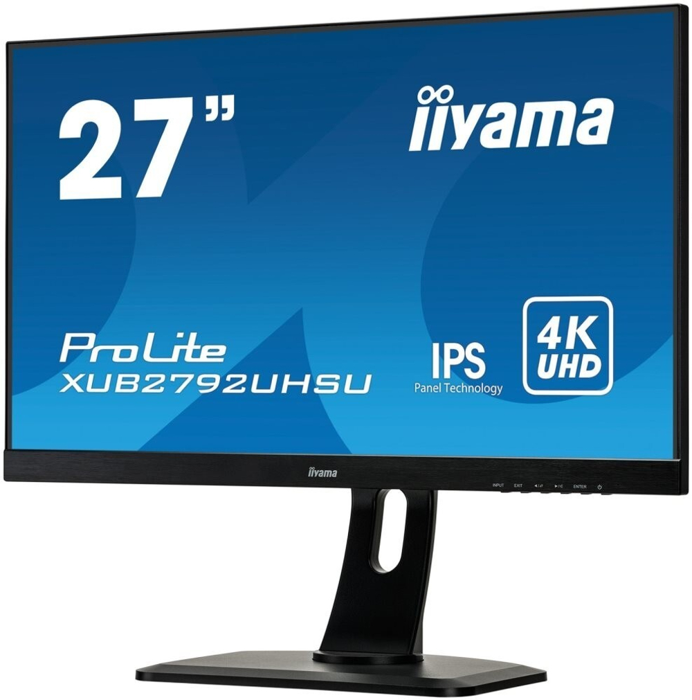 Монитор Iiyama 27;; ProLite XUB2792UHSU-B1 3840x2160 IPS LED 75Гц 4ms DVI HDMI DisplayPort