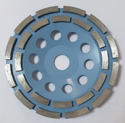 Круг алмазный шлифовальный по бетону (чашка) 125x22.2x18 2-х ряд. Premium бетон/гранит