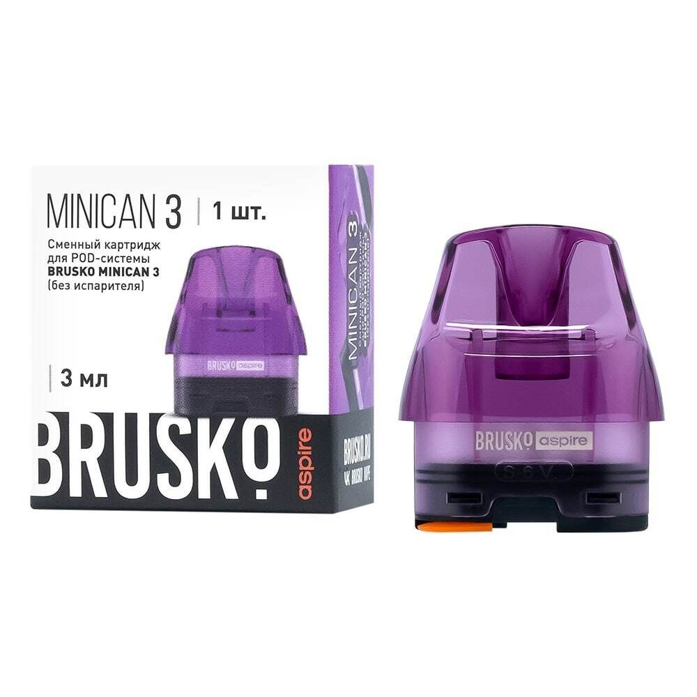 BRUSKO &amp; Aspire - MINICAN 3 Purlpe (Empty)