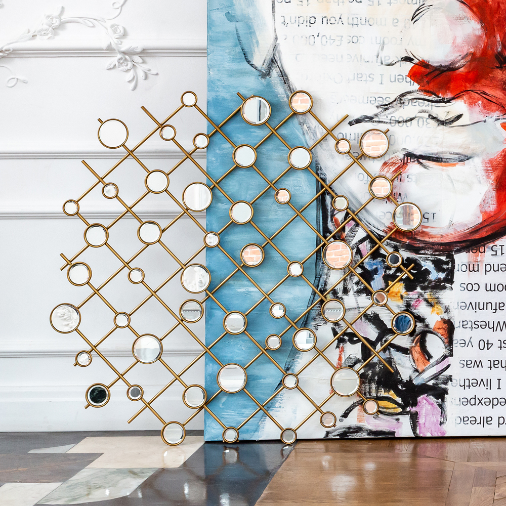 Настенный зеркальный арт-декор Диско Объект мечты