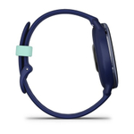 Смарт часы Garmin Vivoactive 5 синие с металлически-синим безелем и силиконовым ремешком