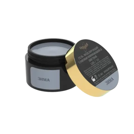 Гель моделирующий самовыравнивающий цветной Зима 15мл ОПЦИЯ