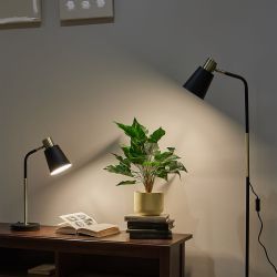 UML-T700 E27 BLACK Торшер напольный под лампу Е27. 40W. с регулировкой наклона. Механический выключатель. Черный. ТМ Uniel