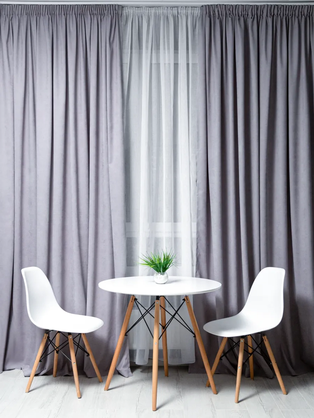 Комплект штор на шторной ленте 250х250 см - 2 шт