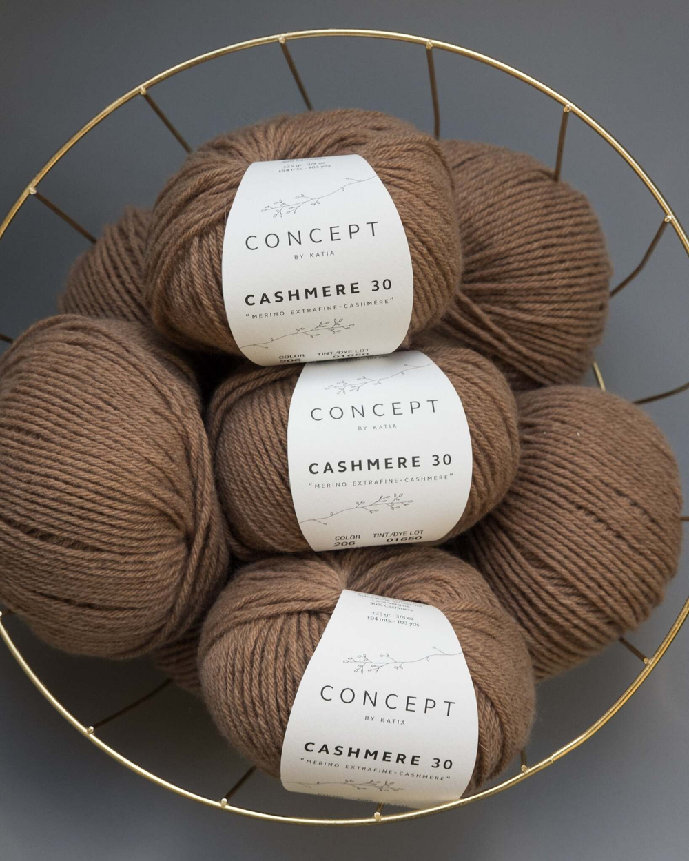 -30% Concept Cashmere 30 5x25g — camel