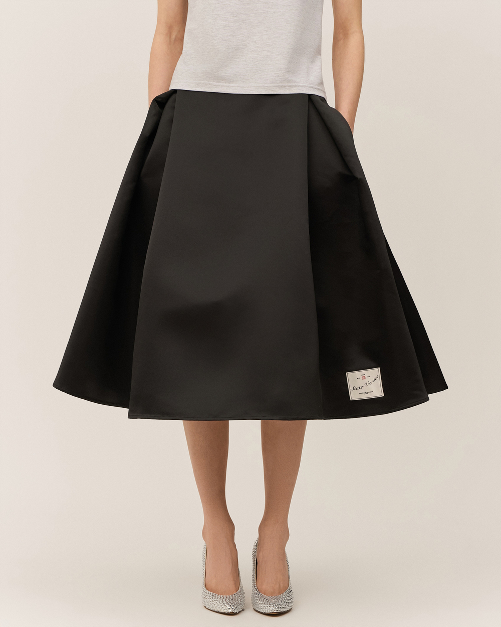 Пышная юбка А силуэта