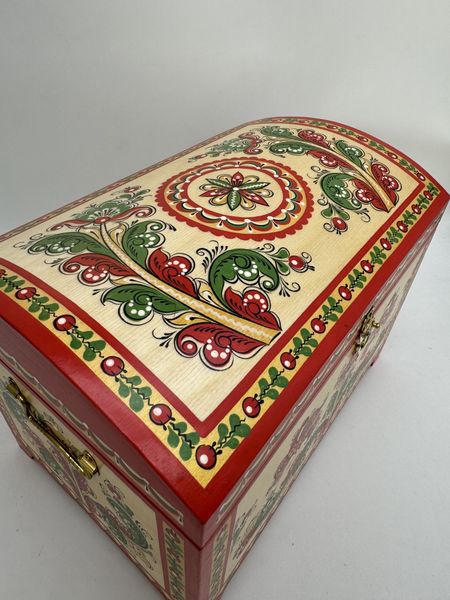 Сундук подарочный с ручной росписью