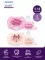 Əmzik \ ultrasoft soother, 6-18M, GIRL, DECO, 2-pack