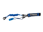 Стоп шнур Yamaha с неопрен. браслетом синий