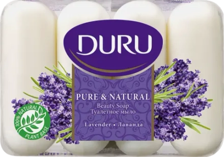 Мыло Duru Pure&Natural Лаванда 85г*4шт