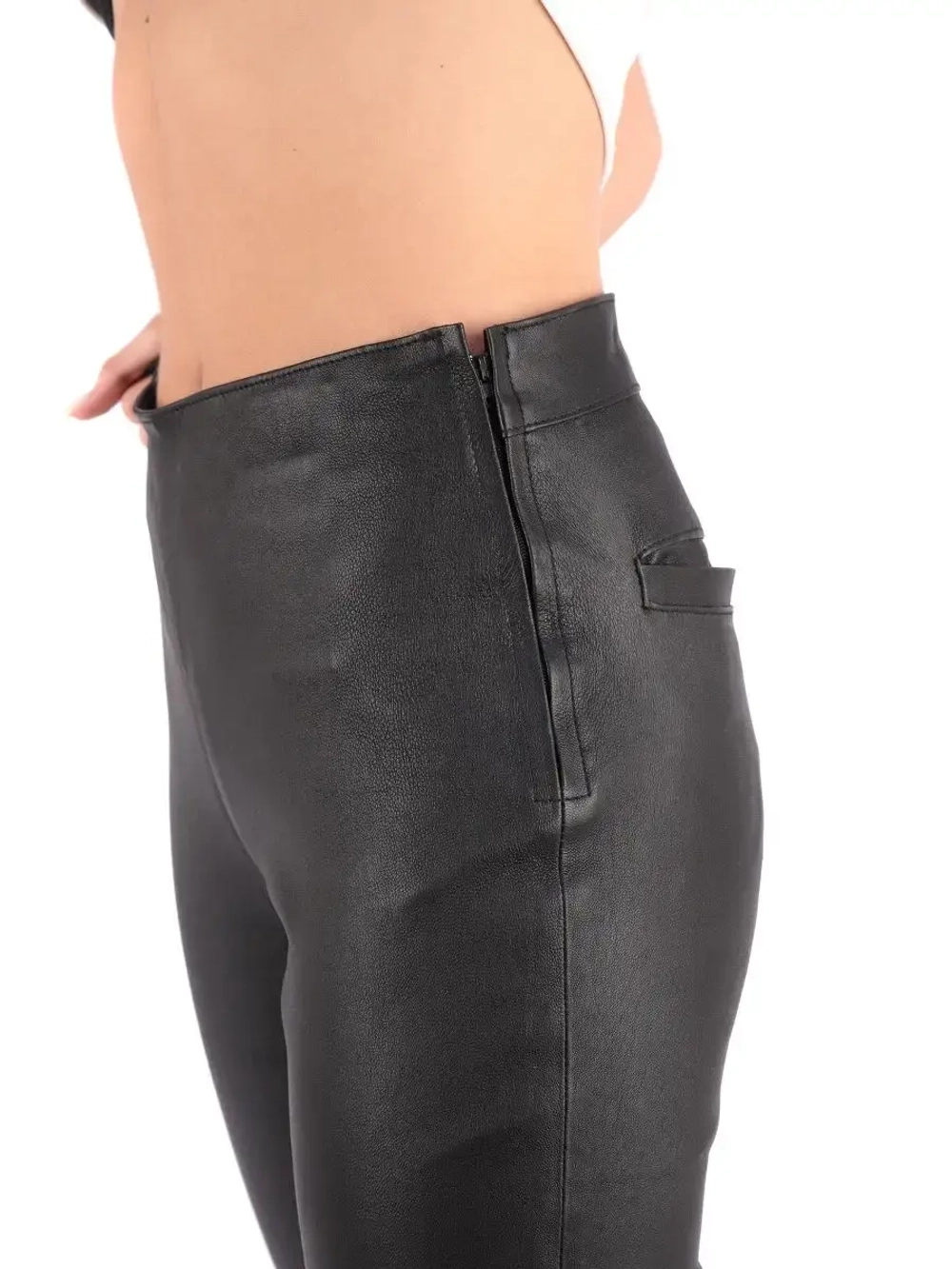 Брюки женские из натуральной кожи Турция