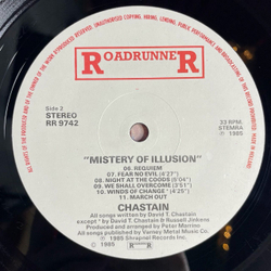 Винтажная виниловая пластинка LP Chastain Mystery Of Illusion (Germany 1985)
