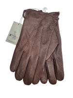 Перчатки. Мужские. Материал верха: Кожа оленя. Подклад: Трикотаж-шерсть. 5 шт в упаковке.