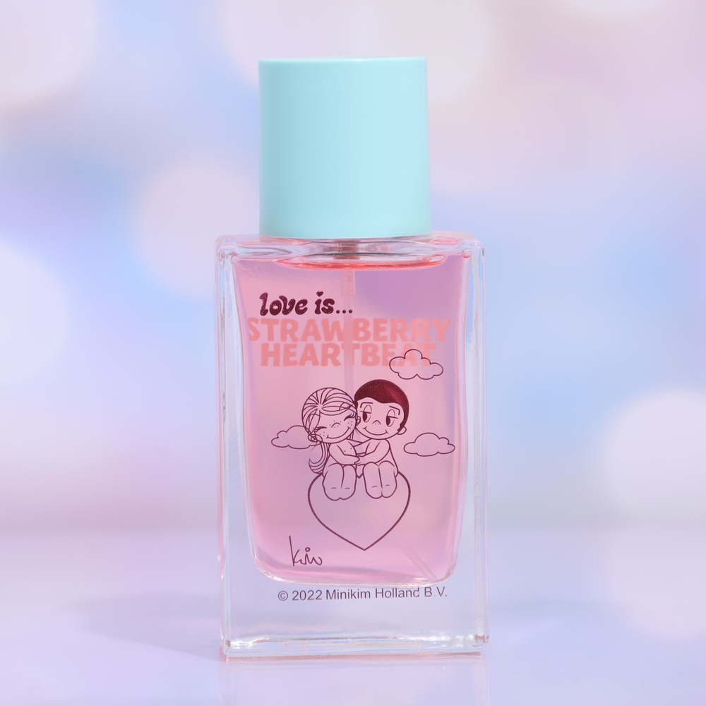Аналоги Туалетная вода с феромонами Love is strawberry heartbeat, 50 мл