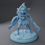 Миниатюры Девушки гоблины 32мм 75мм 100мм goblin girl