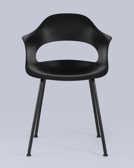 Стул Lady пластик черный 4 шт.