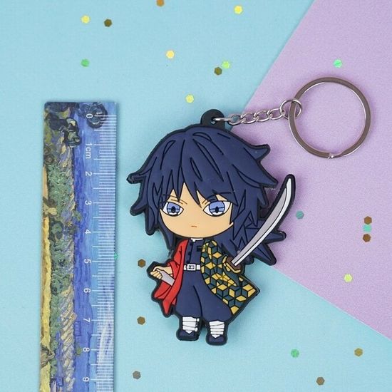 Брелок резиновый "Demon Slayer" E