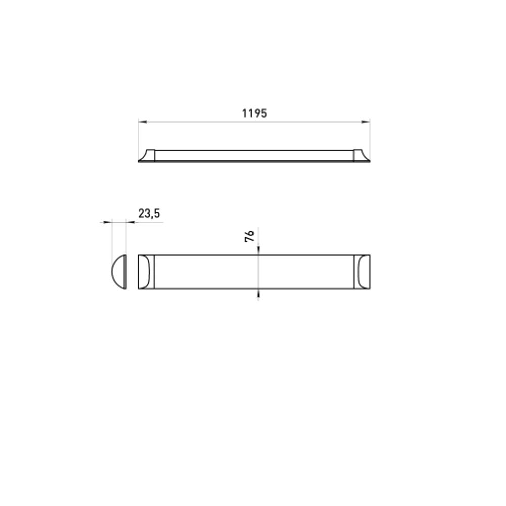 Светильник светодиодный ЭРА SPO-5-40-6K-P (F) 36Вт 6500К 3960Лм IP40 1200мм прозрачный