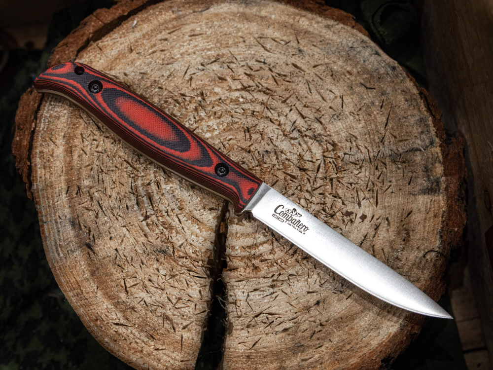 Туристический нож Companero AUS-10Co (Cryo) Black-Red G10