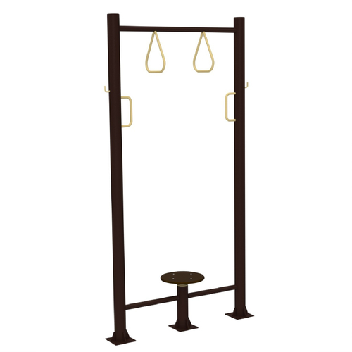 Уличный тренажер №90, "Турник и твистер", 1400*340*3250 мм.