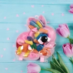 Резинка для волос 35шт «Loyal friend - Зайка», 8,5*10см (пакет с подвесом)