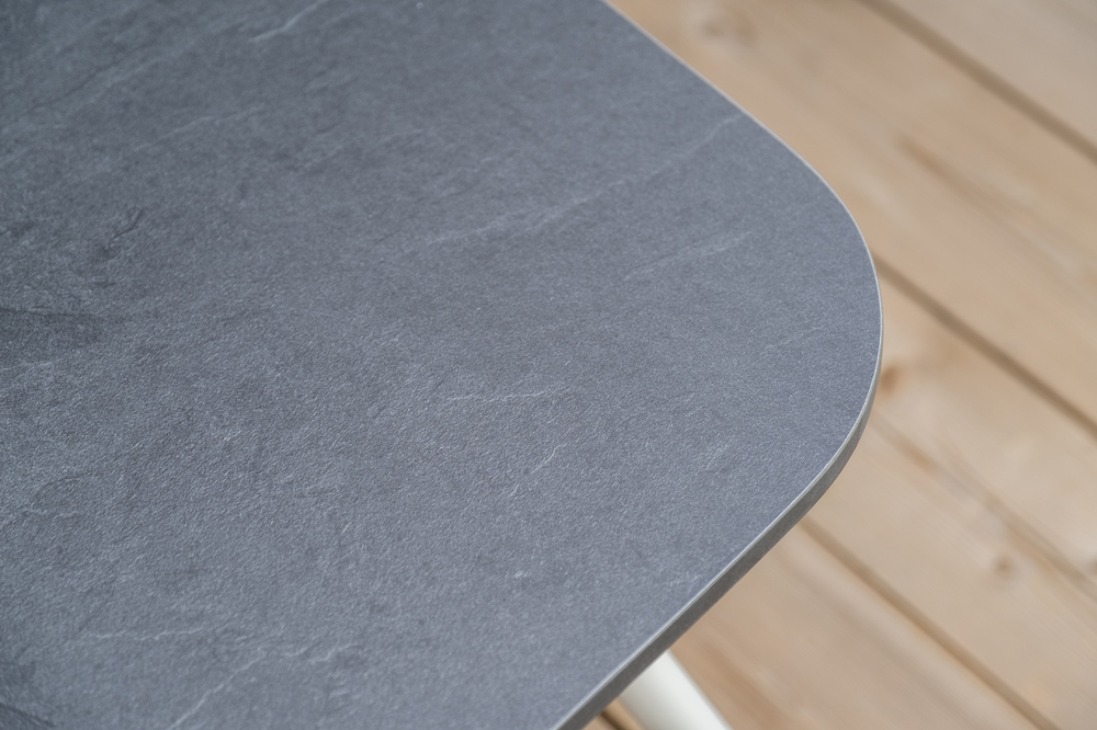 "Альбано" лаунж-зона 5-местная плетеная из роупа (веревки), каркас алюминиевый светло-серый, роуп серый меланж