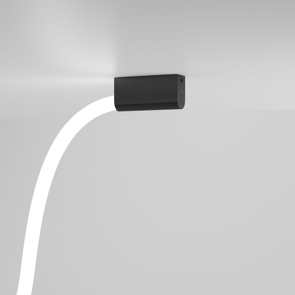 Накладные крепления для круглого гибкого неона Elektrostandard Full light FL 28101 черный