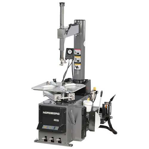 NORDBERG (4639) Шиномонтажный полуавтоматический станок 380В, 2 скорости, взрывная подкачка (серый)