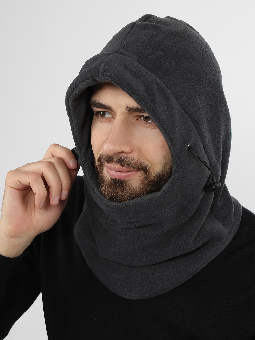 Шлем Балаклава флисовый Prival серый