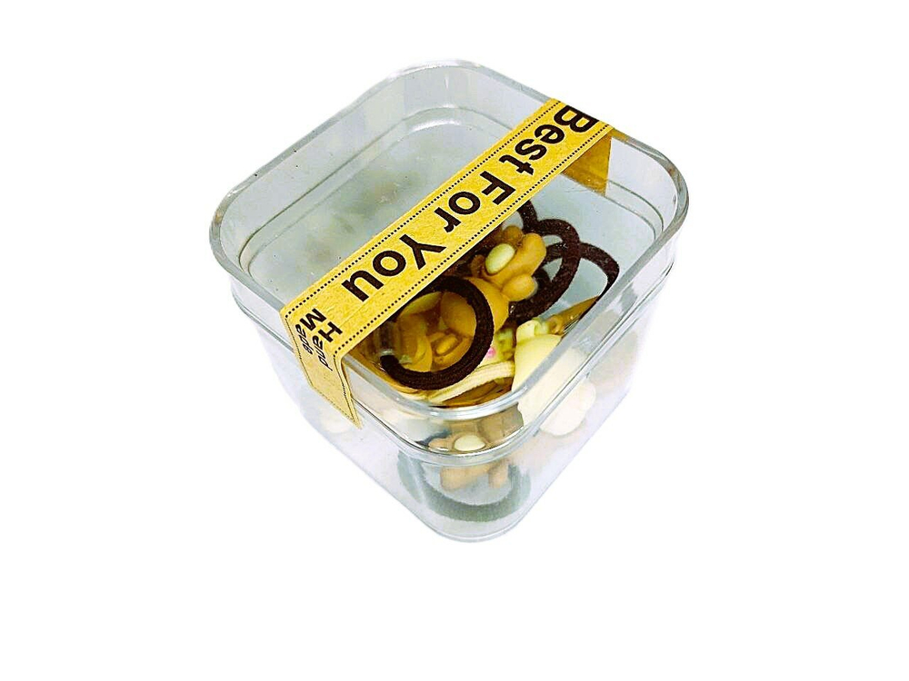 Набор резинок "Забавные животные", 10 штук, в пластиковой коробке