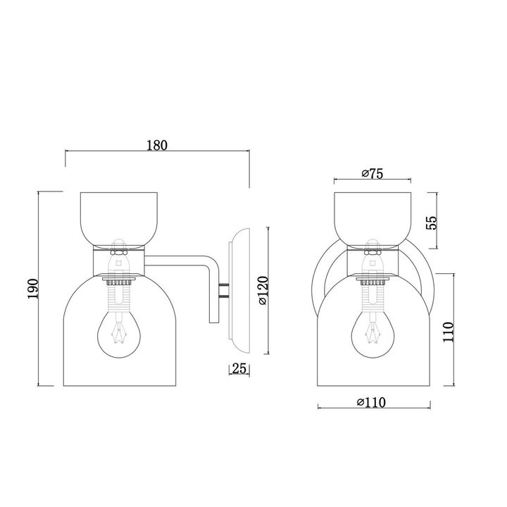 Бра Freya Isla FR5094WL-01G