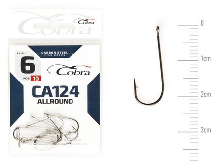 Крючки Cobra Allround ROUND сер. CA124 разм. 006 10шт.