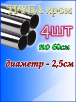 Труба барная хром