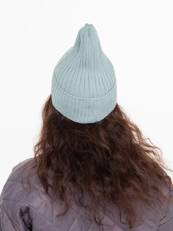 Шапка женская демисезонная, цвет оливковый, размер 52-56