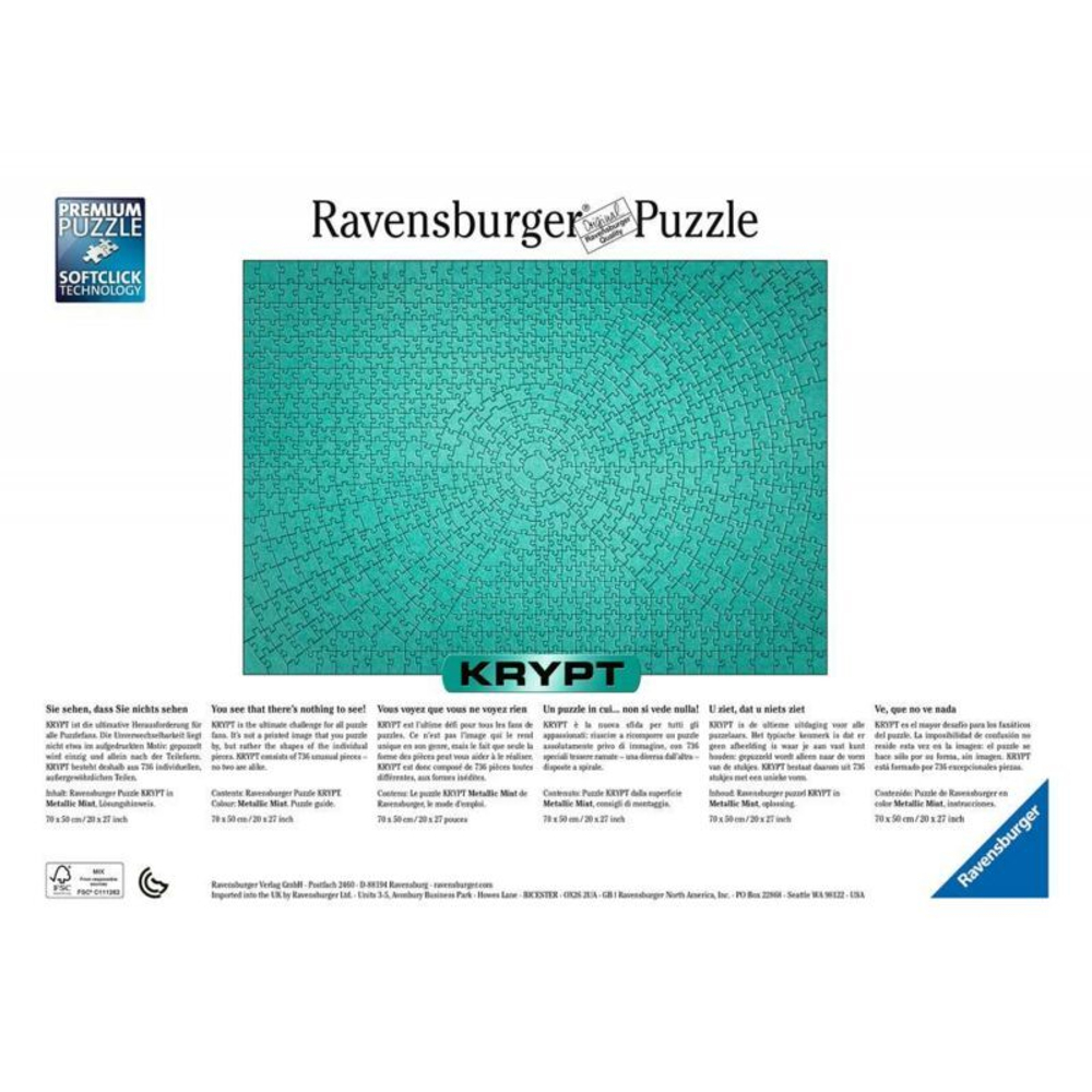 Ravensburger - Пазл Krypt Metallic 736 шт. 171514